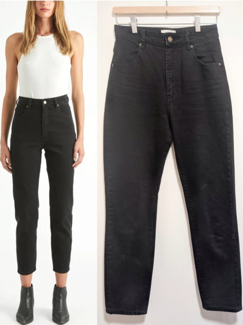 Rolla's | Dusters High Rise Slim In Comfort Jet Black